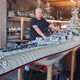 Illustration for article titled Fisherman Spent 3 Years Building Massive 24-Foot Long Lego USS Missouri